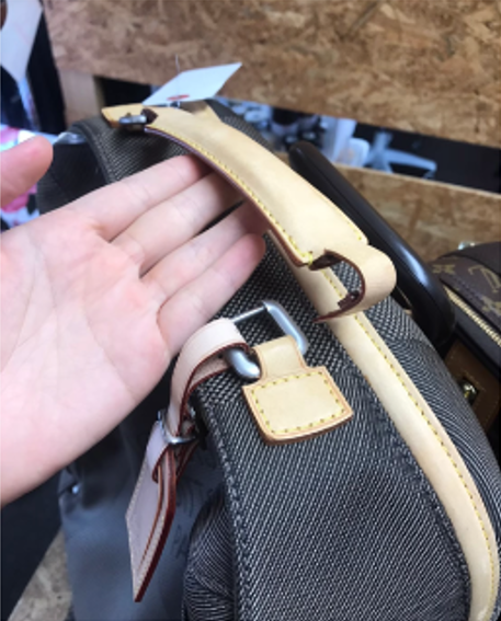 LOUIS VUITTON Louis Vuitton ペガス 革ハンドル破れ修理（持ち手交換）