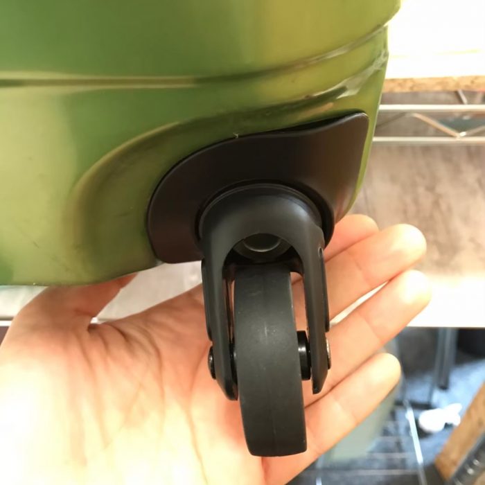 スーツケース修理完了