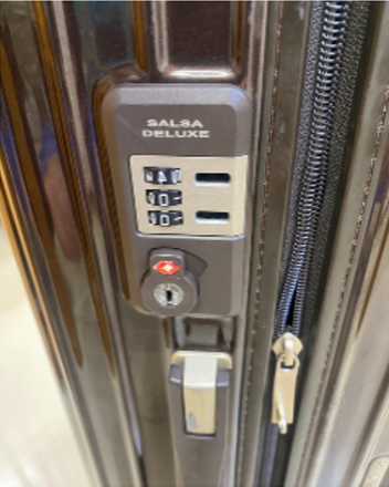 RIMOWA サルサデラックス ロック交換(ポリカーボネートケース) 修理後