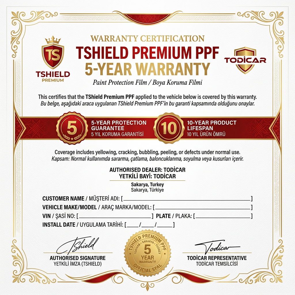 TShield Garanti Sertifikası