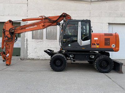 Angekaufter Hitachi Mobilbagger, Baujahr 2012, aus Großenhain