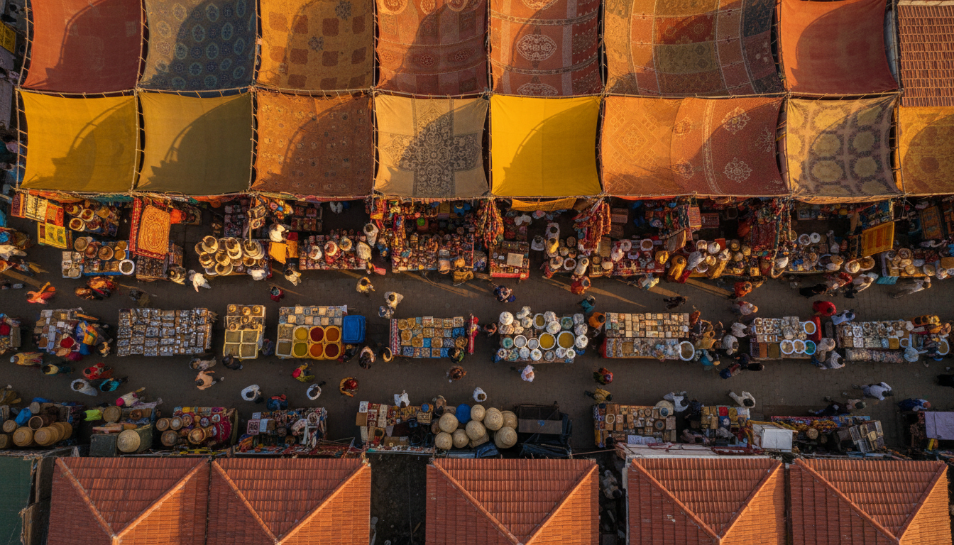Market at night