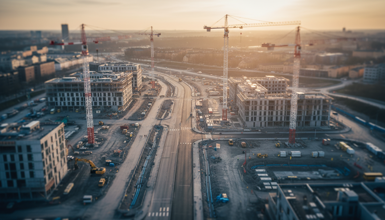 Complex infrastructure project environment