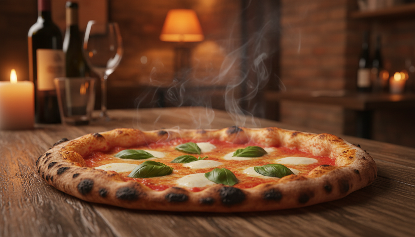 Pizza artesanal napolitana da Tozzi Forneria Moderna