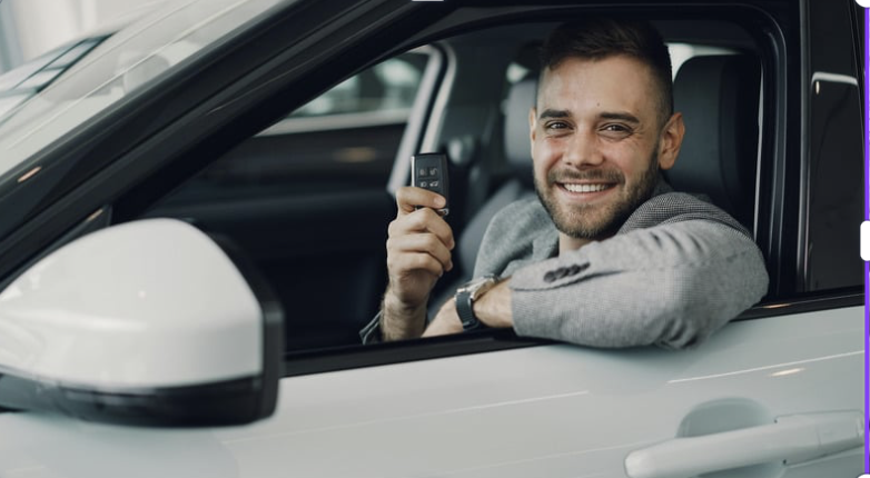 Ondernemer ontvangt autosleutels