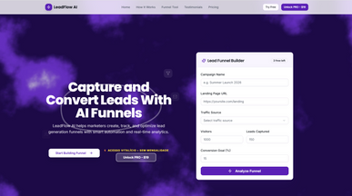 LeadFlow template preview