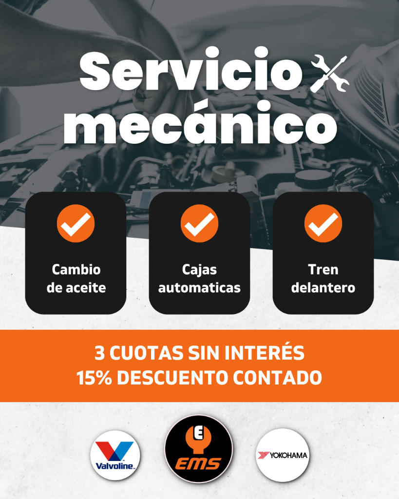 Servicio Mecánico Integral — Aceite, Cajas y Tren Delantero