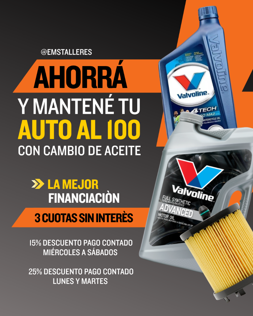 Ahorra y mantén tu auto al 100 — 3 Cuotas Sin Interés