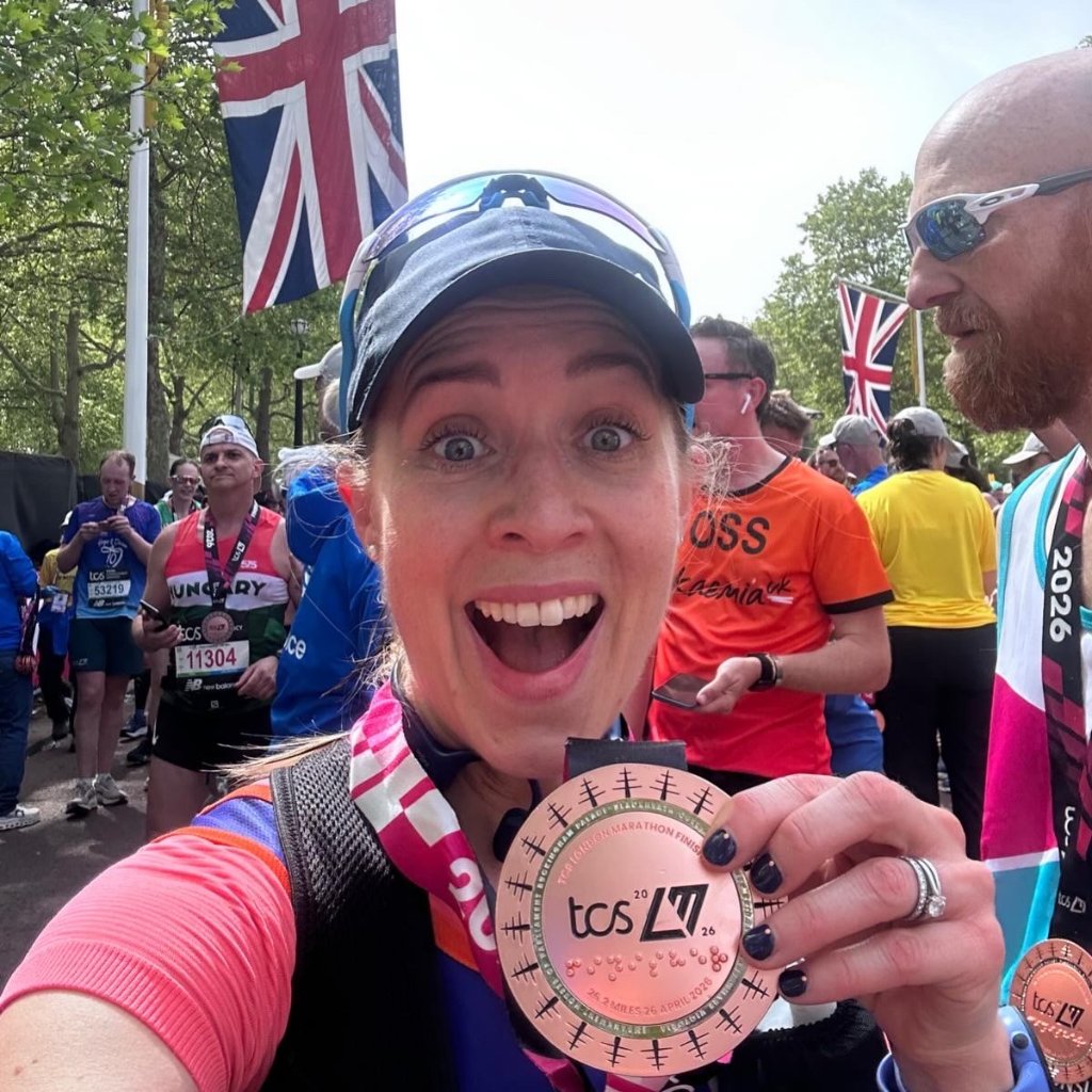 London Marathon finisher medal