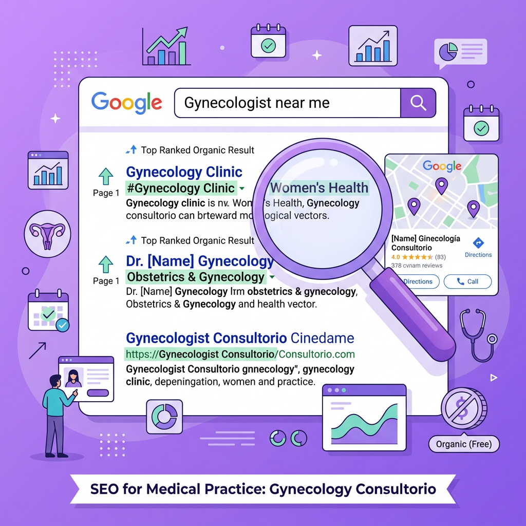 SEO para Ginecologistas: Como Fazer Seu Consultório Aparecer no Google Sem Pagar por Anúncios