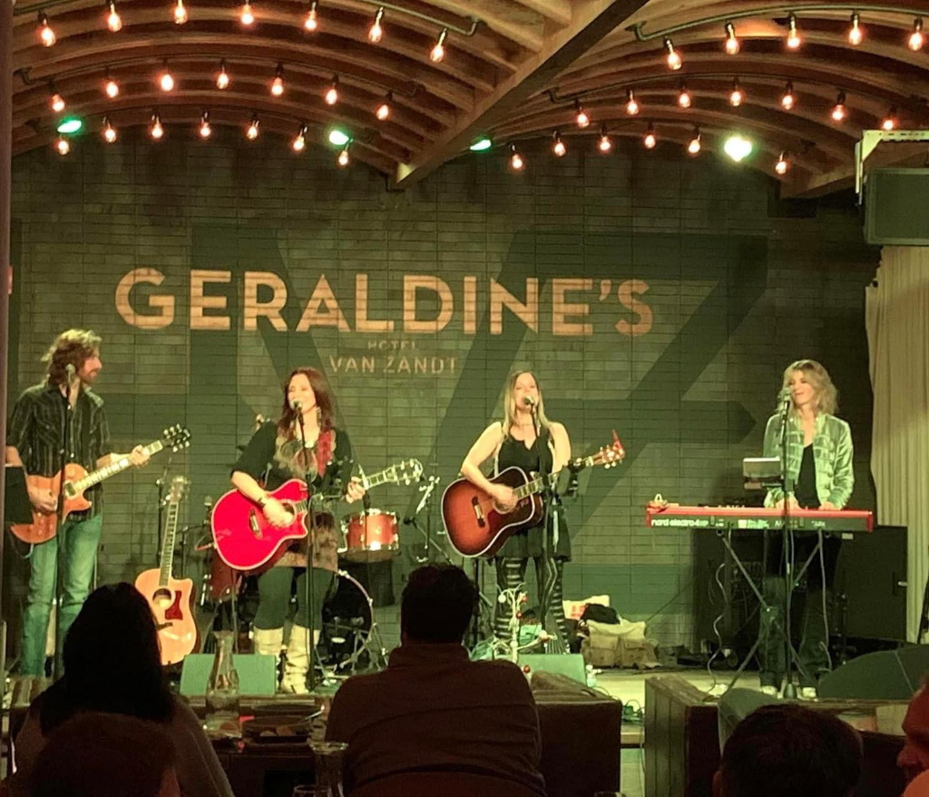 Sister Golden Hair live performance — Geraldine's · Hotel Van Zandt