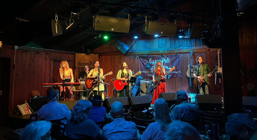 Sister Golden Hair live performance — Saxon Pub · Full Band