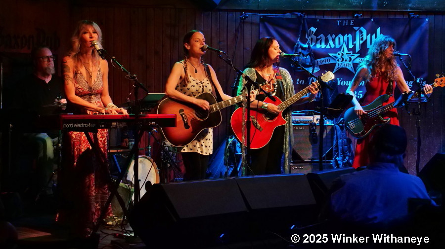 Sister Golden Hair live performance — Saxon Pub · Aug 2025