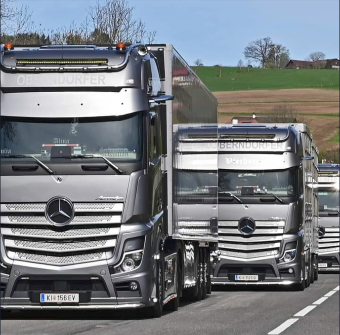 LKW – Scania und Mercedes