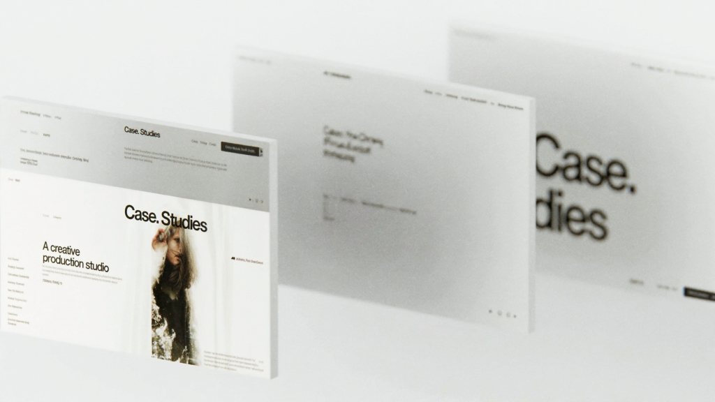 Case. Studies — Creative Studio Website