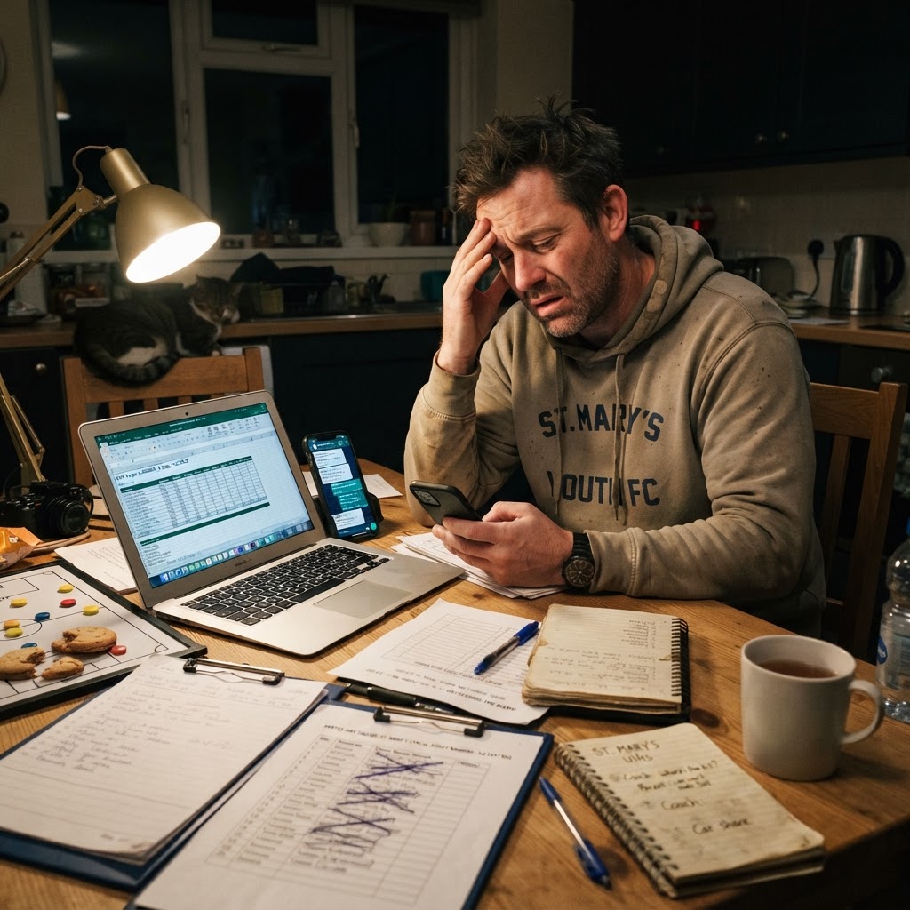 The Admin Nightmare: How Grassroots Coaches Lose Hours Every Week