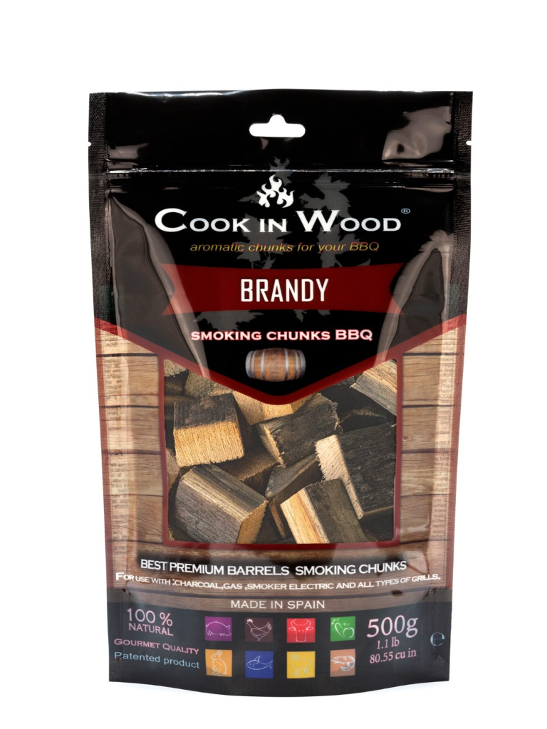 COOK IN WOOD Premium Smoking Chunks (Oak Barrels) 9