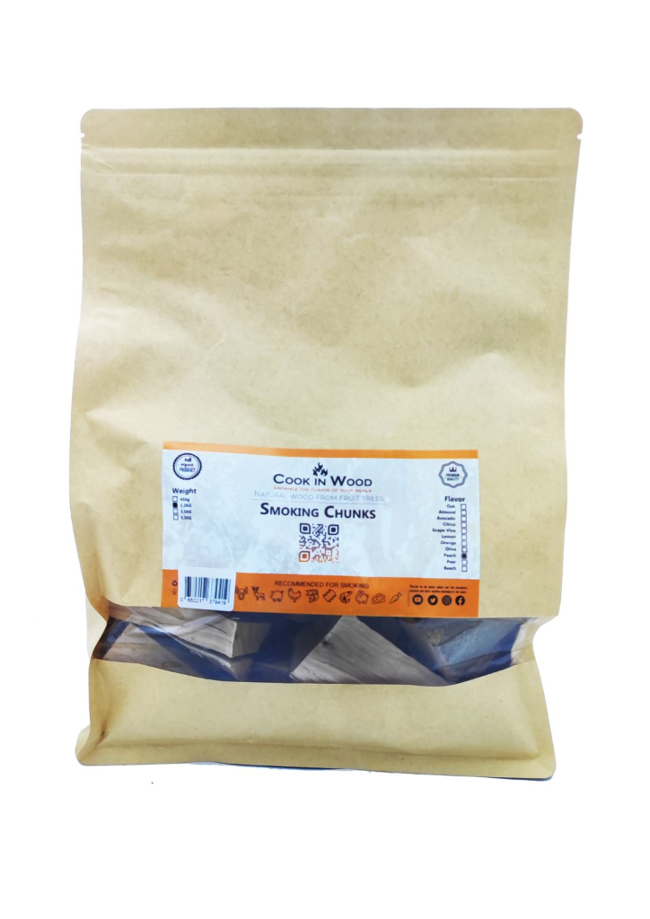 COOK IN WOOD Premium Smoking Chunks (Mediterranean Fruit Trees)