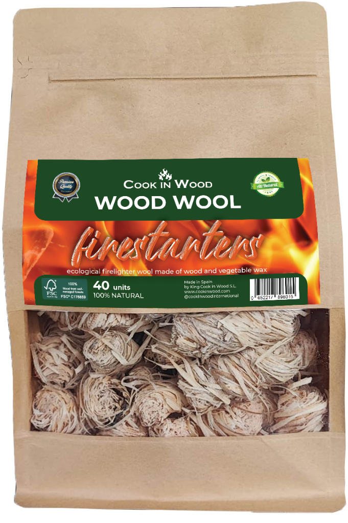 COOK IN WOOD – Eco-Friendly Wood Wool Fire Starters