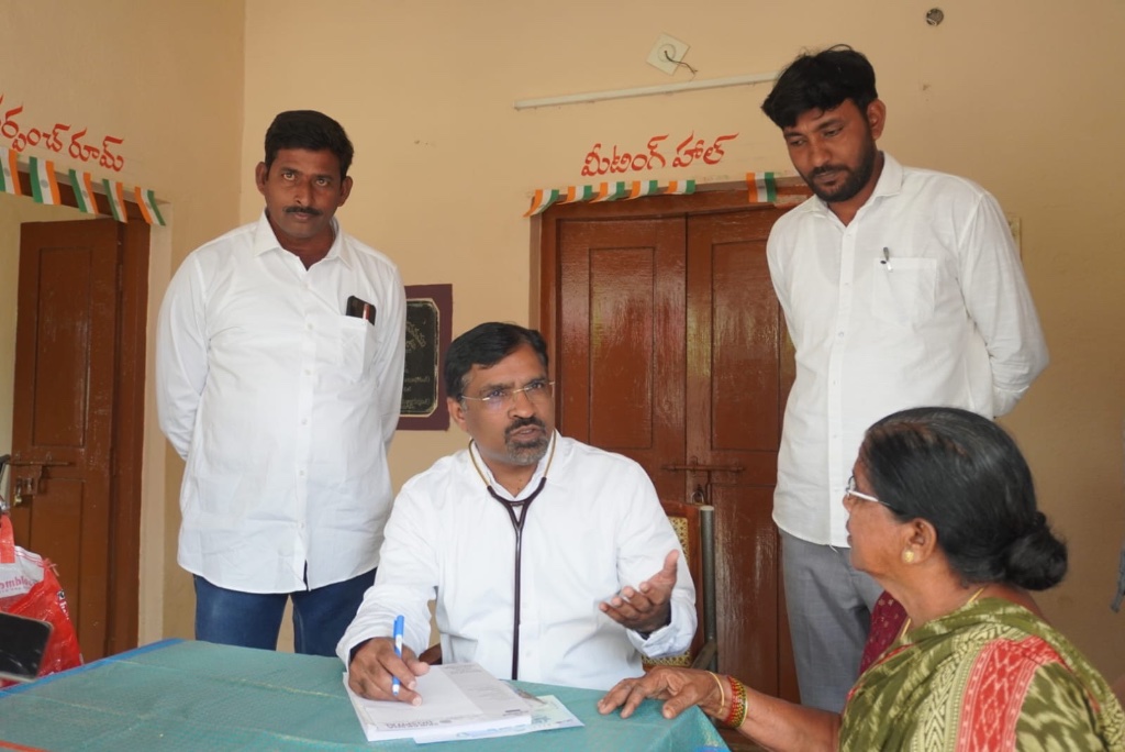 Free Medical Consultation — Ravinuthala Village Camp