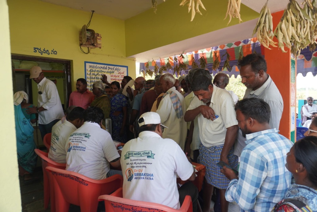 Free Health Camp — Patient Screening at Chirunomula