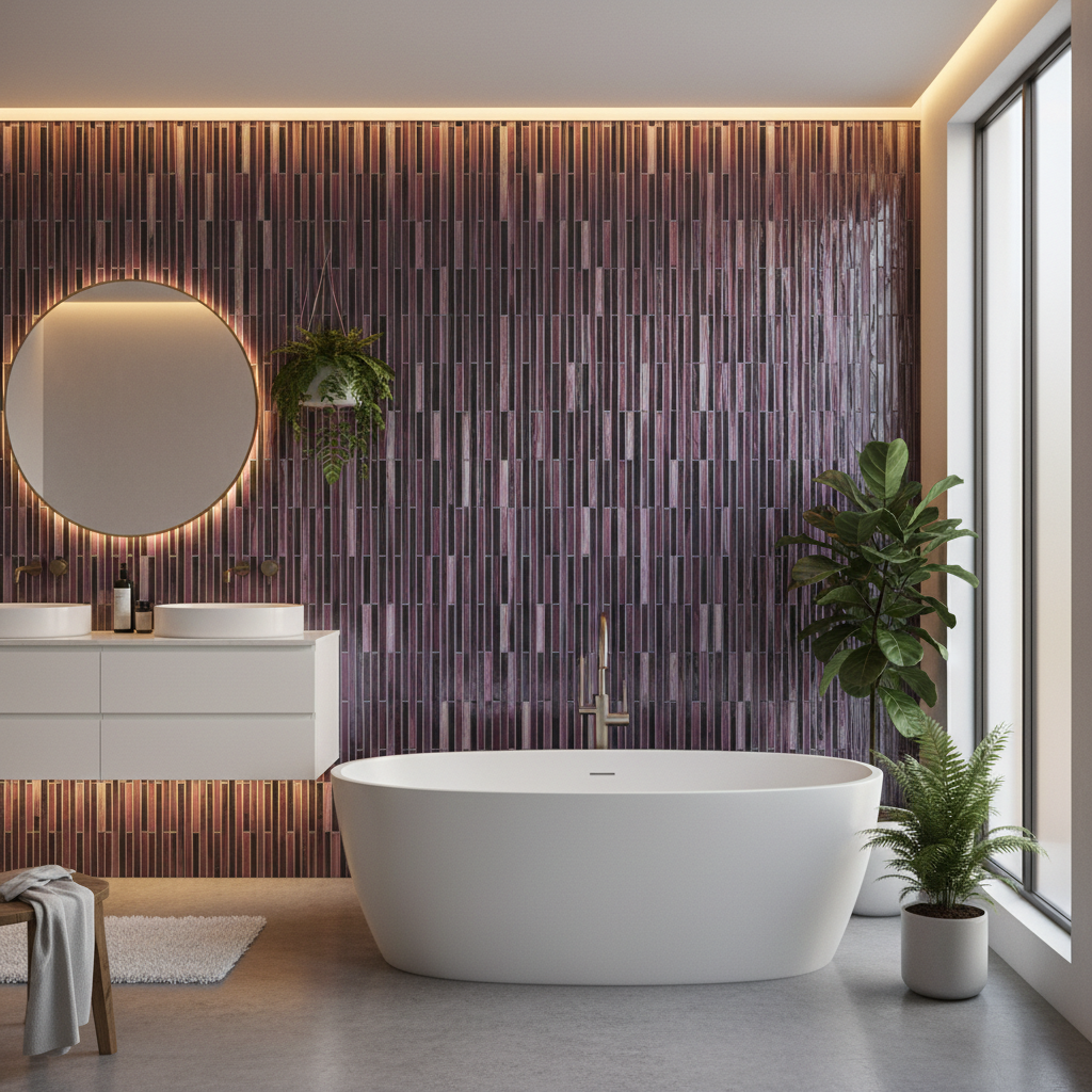 The Statement Bathroom Wall
