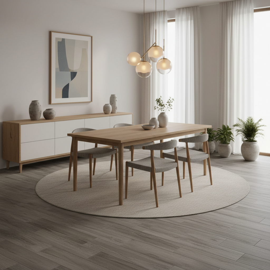 Warm Wood Character in the Dining Room