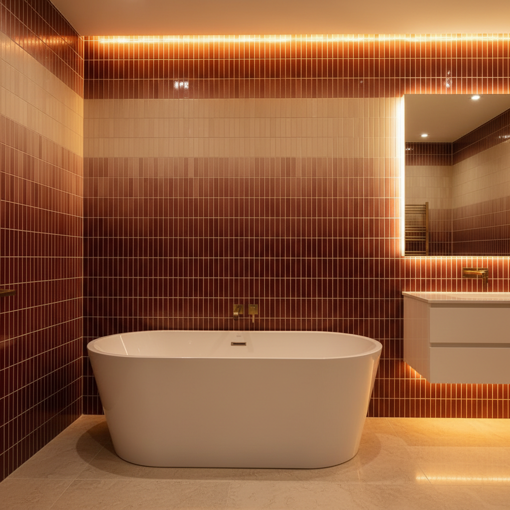 An Earthy Statement Wall