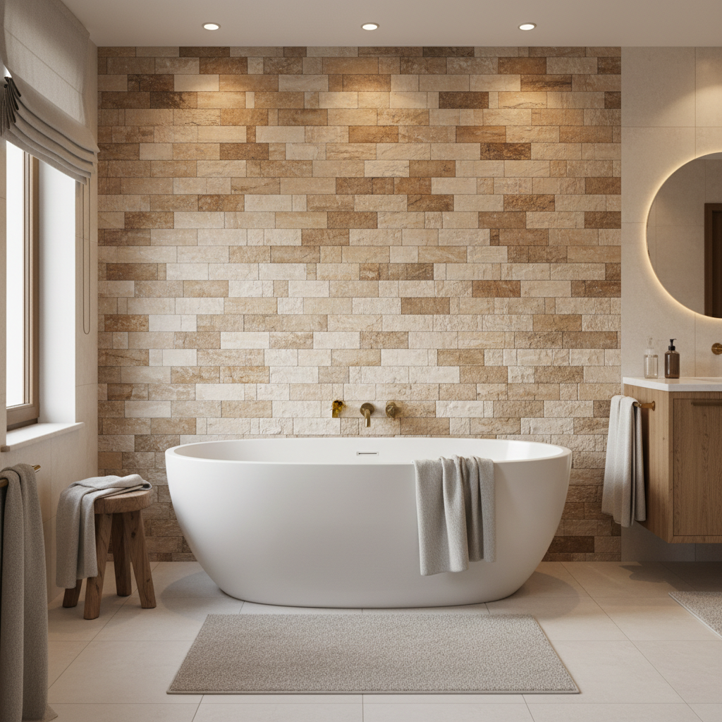 Natural Stone Floor to Ceiling