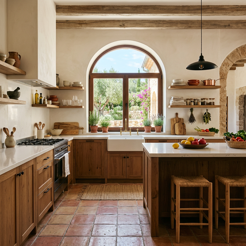 Terracotta Mediterranean Kitchen