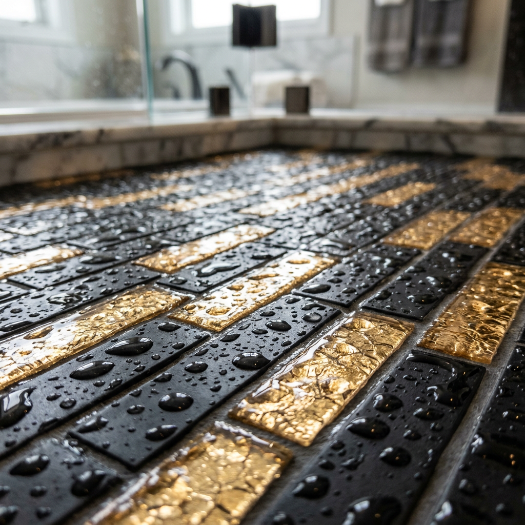 Black and Gold Underfoot