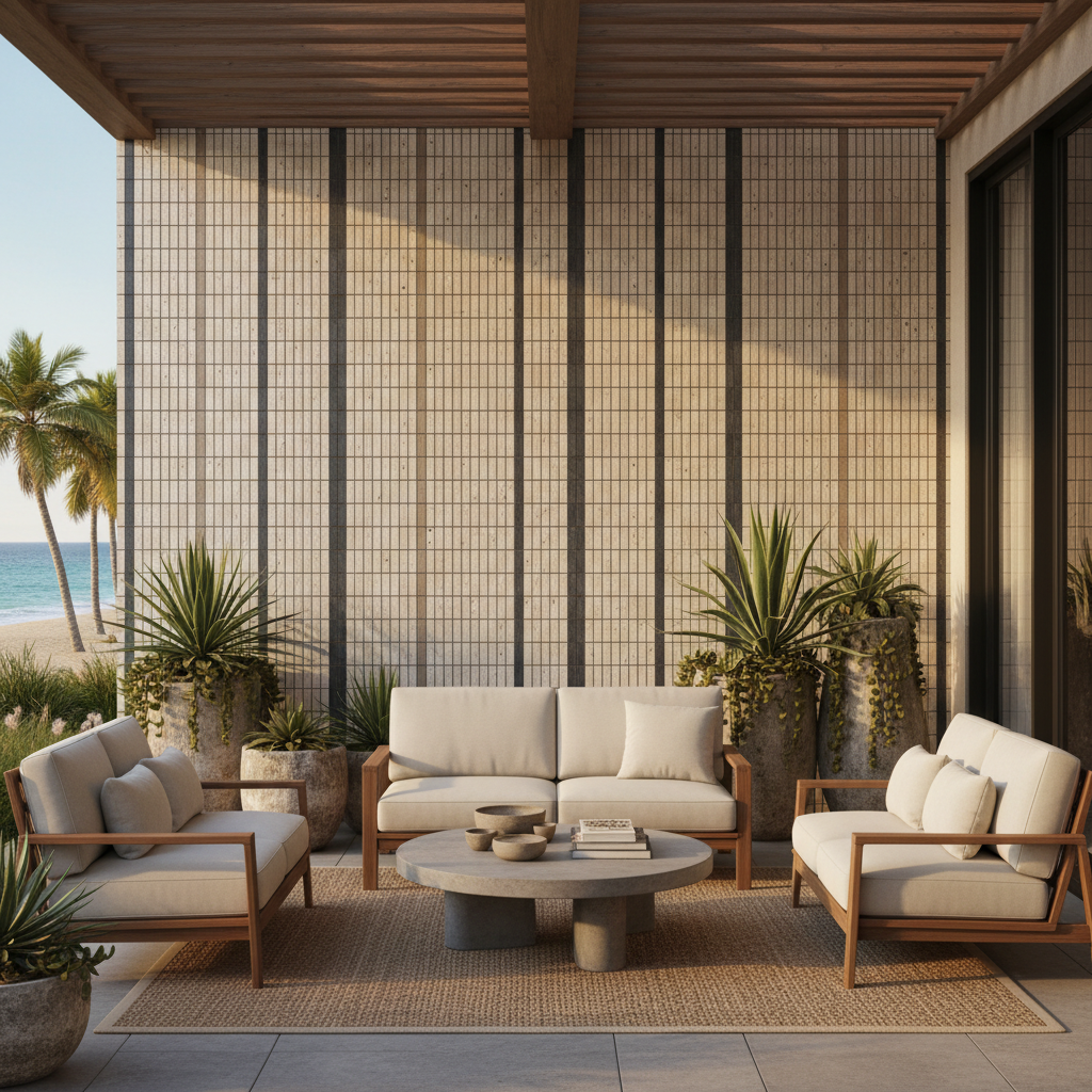 Warm Neutrals in the Garden