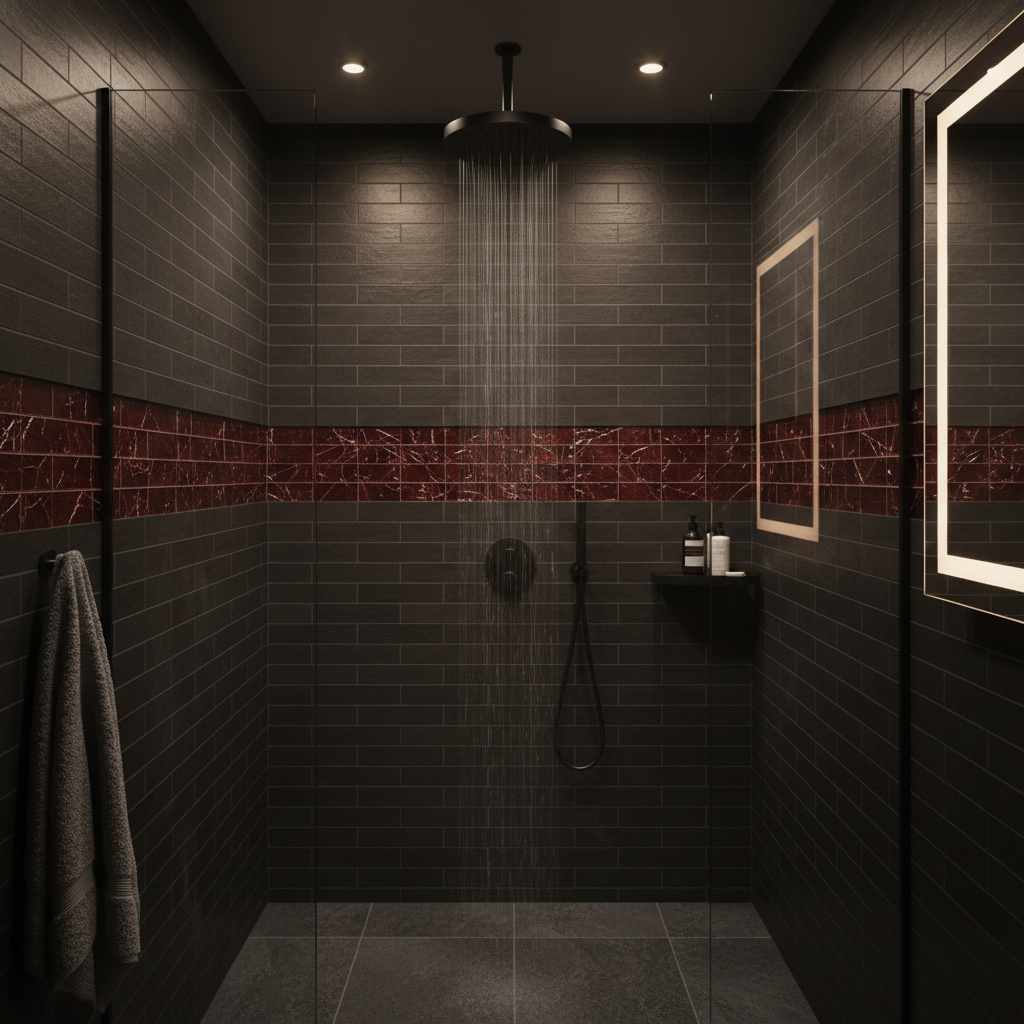 Raw Luxury in the Shower