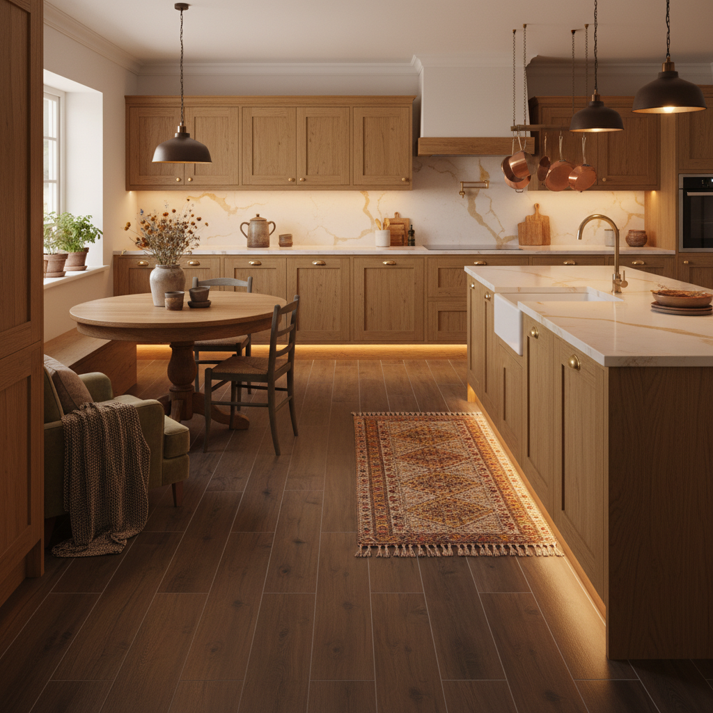 Warm Dark Wood in the Kitchen