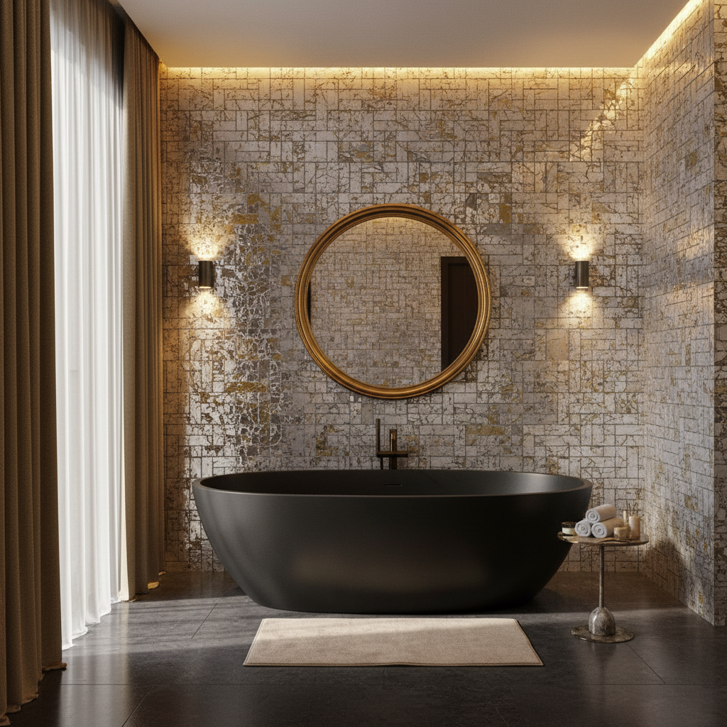 A Gilded Feature Wall