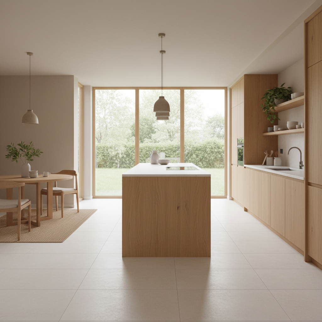 Warm Ivory in the Kitchen