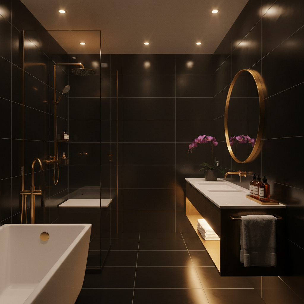 Onxe Nuit in the Bathroom