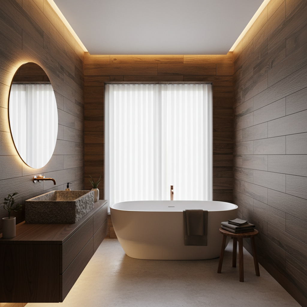 Ebony Wood on the Wall