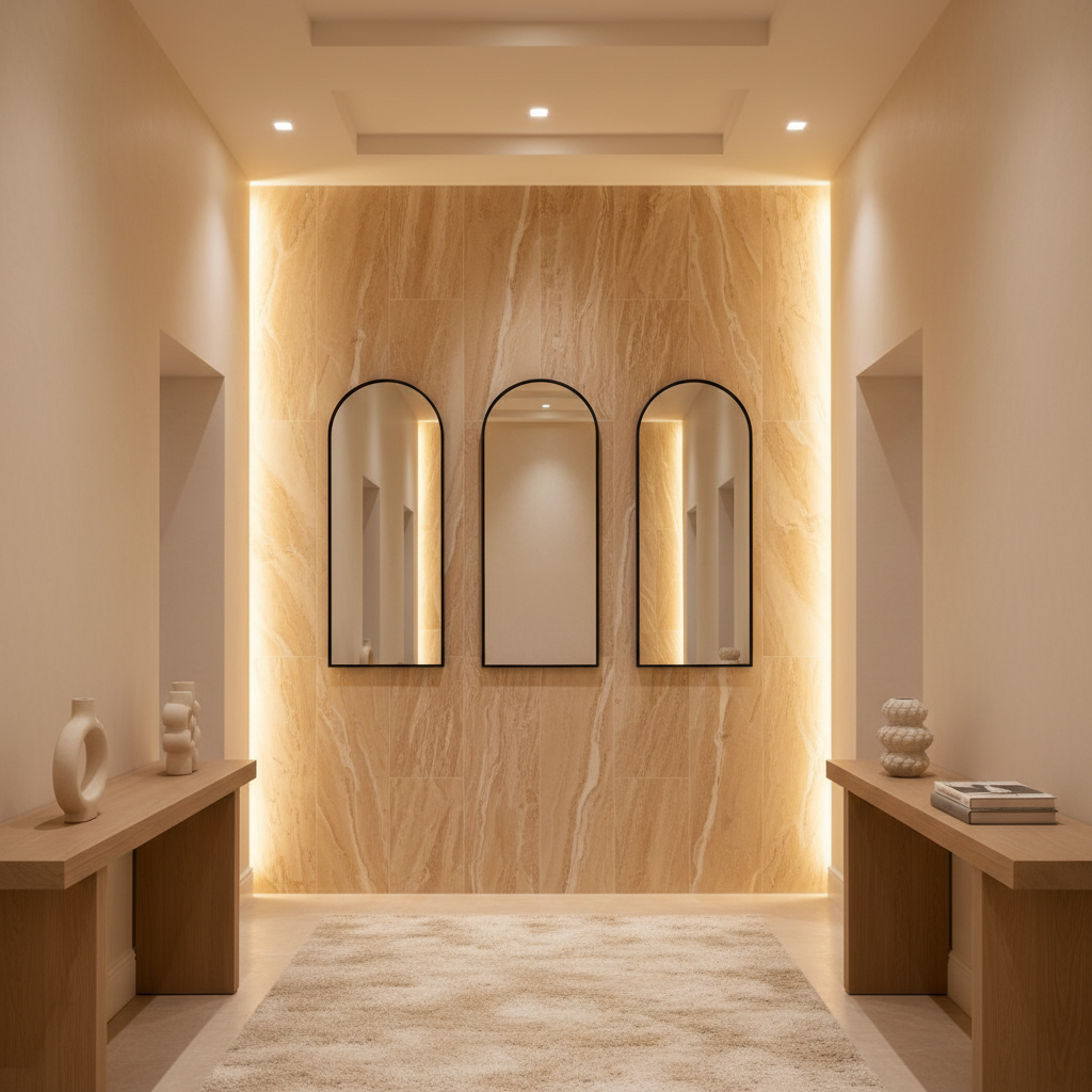 The Warm Stone Feature Wall