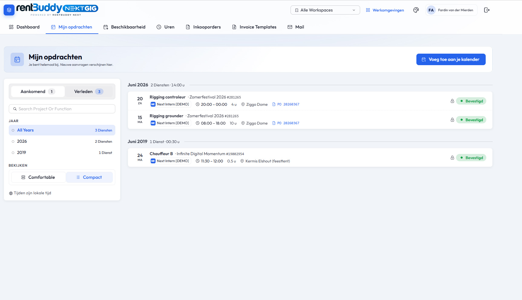 Your Personal Work Dashboard
