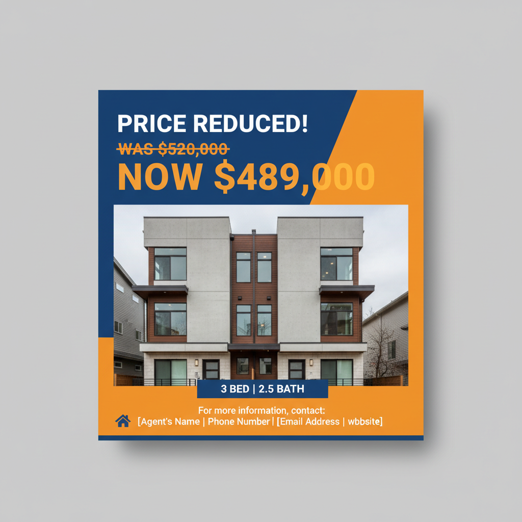 Price reduced flyer