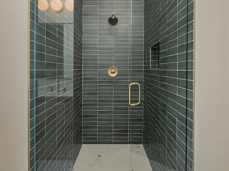 Green Tile Shower
