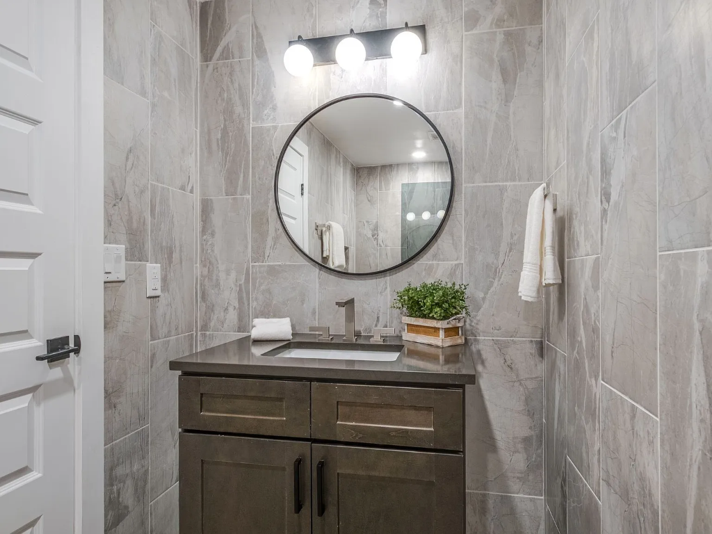 Marble Tile Vanity
