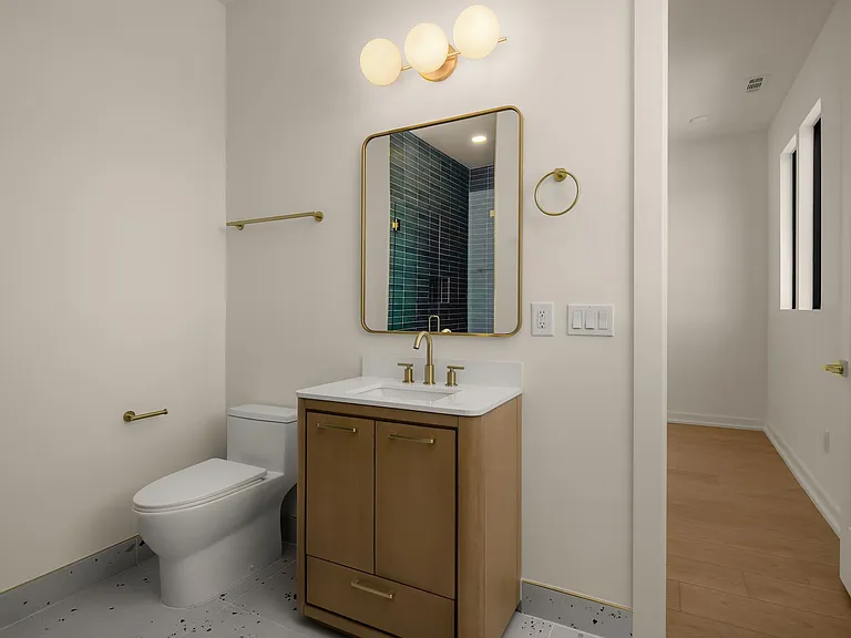 Gold Accent Vanity