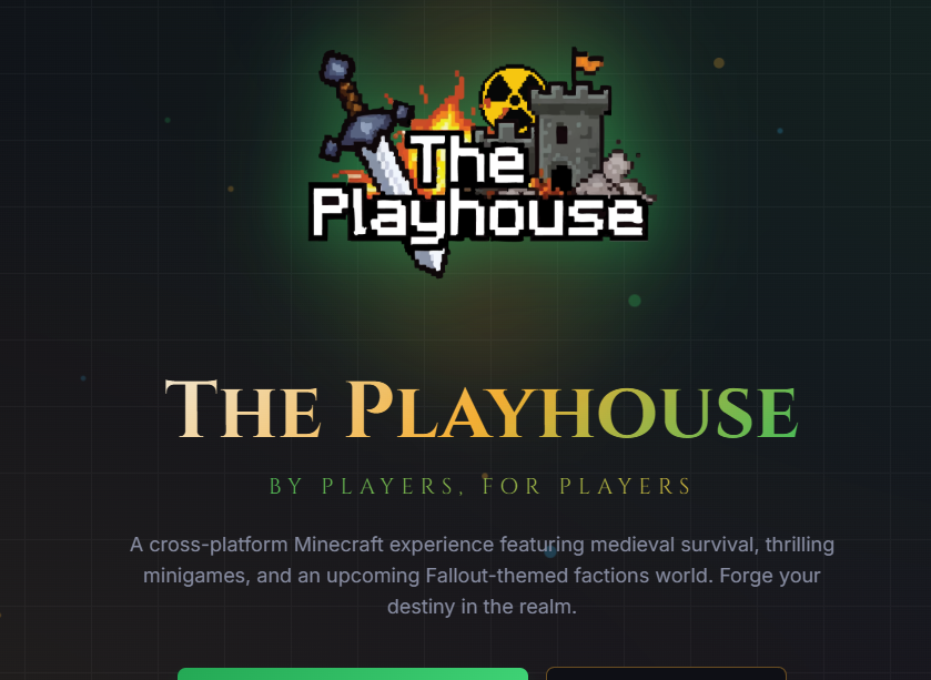 playhouse site template preview