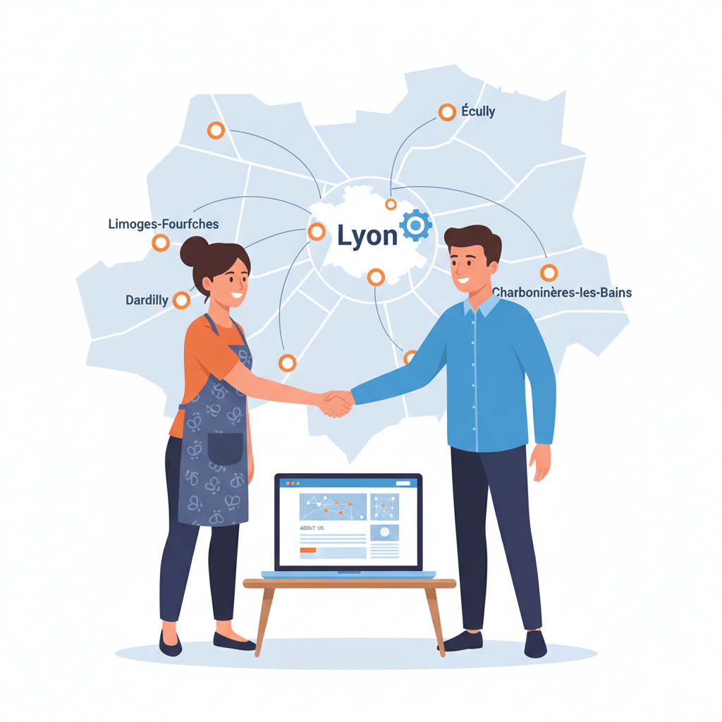 Créer un site internet à Dardilly, Limonest ou Lissieu : l'agence web locale à vos portes