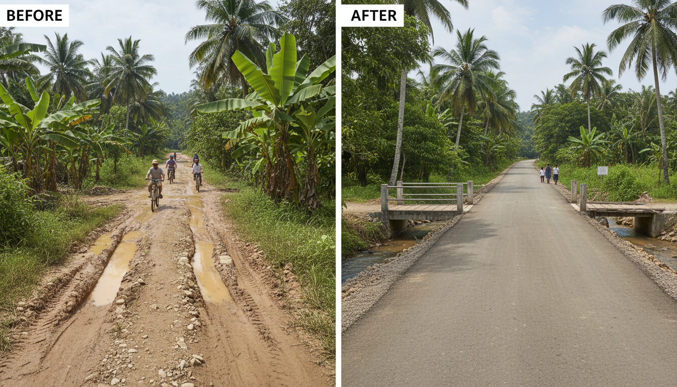 Road Stabilization — Tebong, Melaka