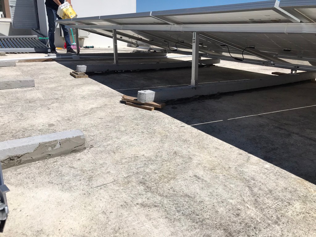 Fixação na laje