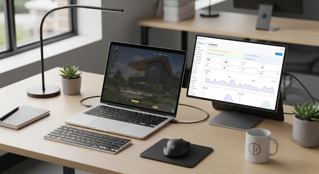 CRM e Site integrados para imobiliária
