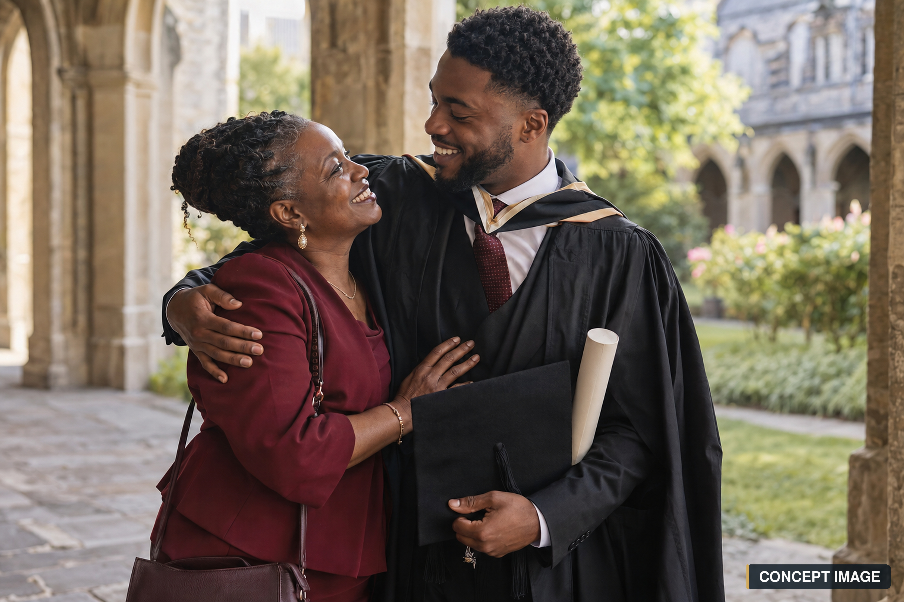 Graduate With Mother